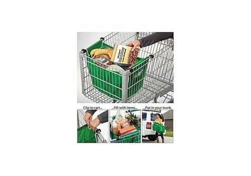 GRAB BAG Sac de Courses, Réutilisables, Spécial Caddie + Un Autre Gratuit (x2) au meilleur prix au Maroc