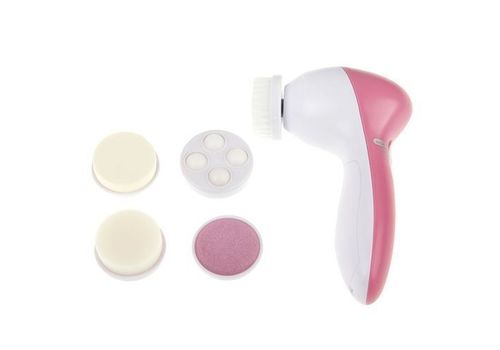 5 in 1 soin de peau Nettoyant facial électrique Avec brosse de Massager soin de beauté au meilleur prix au Maroc