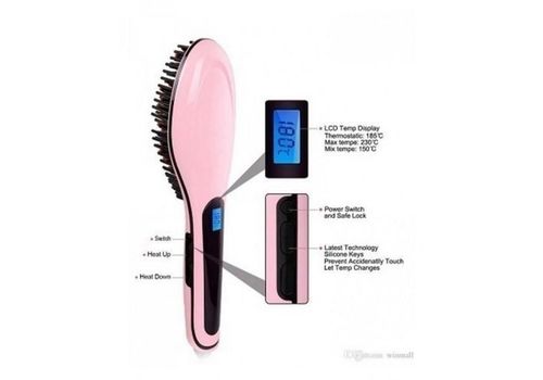 Brosse cheveux Lissante Electrique Magique - FAST HAIR au meilleur prix au Maroc