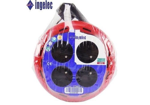 Enrouleur à usage domestique - 4 prises 2P+T - 5m au meilleur prix au Maroc