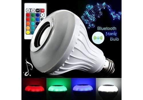 Ampoule de musique LED Bluetooth avec Lumieres d'ambiance et Télécommande au meilleur prix au Maroc