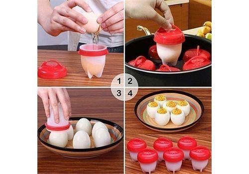 Egglettes Cuisson Moules à œufs cuisinière rigide doux Make Egg Cooker au meilleur prix au Maroc