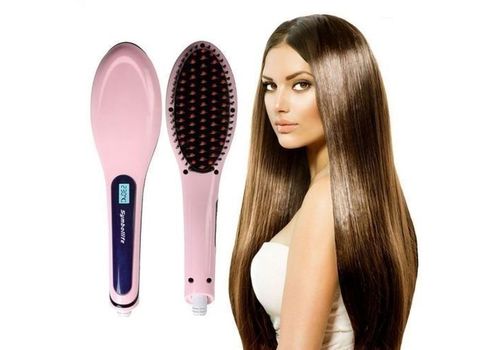 Brosse lissante électrique - Cheveux Doux et Lisse au meilleur prix au Maroc