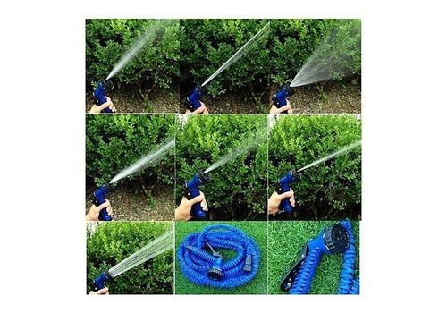 Tuyau Arrosage Extensible 45m / Pistolet à eau 7 Jets au meilleur prix au Maroc