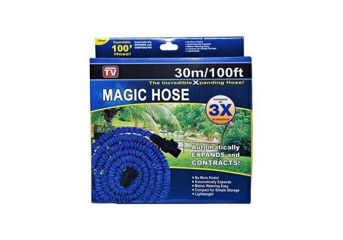 Tuyau Arrosage Extensible 30m + Pistolet à Eau 7 jets ( Bleu ) au meilleur prix au Maroc