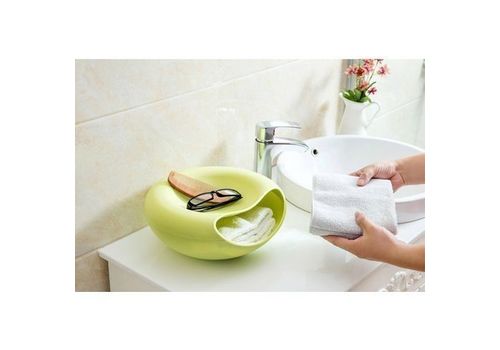 Bol melon de rangement multifonctionnel  avec emplacement  pour téléphone - Vert au meilleur prix au Maroc