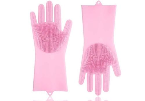 Gant vaisselle magique Nettoyant Gants D'Épurateur Brosse - Paire (2 pièces) au meilleur prix au Maroc