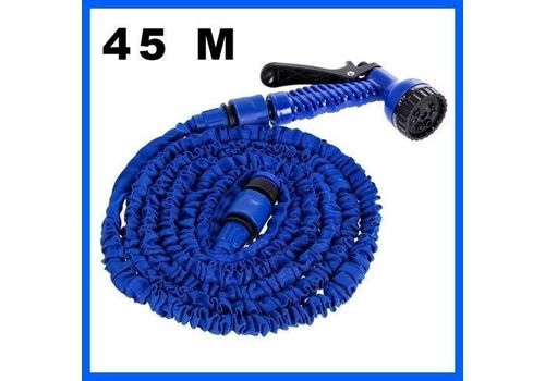 Tuyau Arrosage Extensible 45m + Pistolet à Eau 7 jets + Embouts Universels -45 M au meilleur prix au Maroc