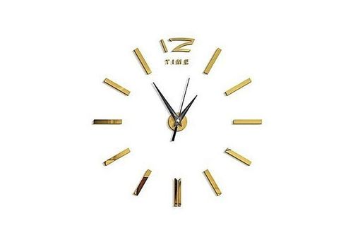 DIY Horloge Murale 3D Originale Design - Doré au meilleur prix au Maroc