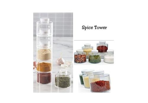 Set de 6 bouteille Carrousel à tour d'épices au meilleur prix au Maroc