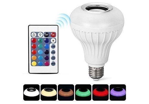 Ampoule de musique LED Bluetooth avec Lumieres d'ambiance et Télécommande au meilleur prix au Maroc