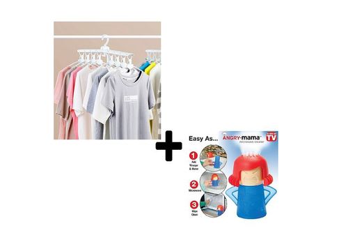 PACK Multifunctional Clothes Hanger PLUS ANGRY MAMA BLEU GRATUIT au meilleur prix au Maroc