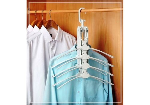 8 Cintres en 1 Multifonctionnel Rétractable et rotatif à 360° -Conception pour gagner de la place au meilleur prix au Maroc