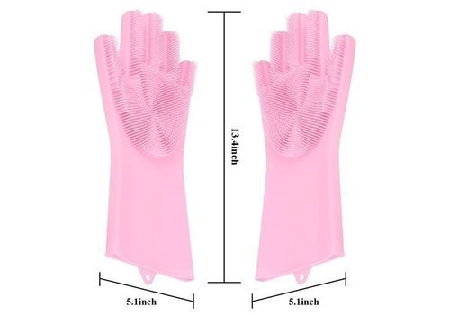 Gant vaisselle magique Nettoyant Gants D'Épurateur Brosse - Paire (2 pièces) au meilleur prix au Maroc