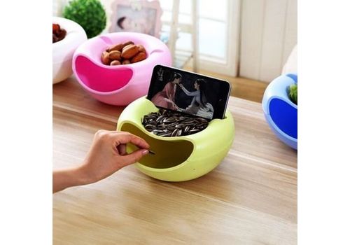 Bol melon de rangement multifonctionnel  avec emplacement  pour téléphone - Vert au meilleur prix au Maroc
