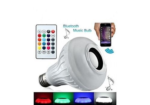 Ampoule de musique LED Bluetooth avec Lumieres d'ambiance et Télécommande au meilleur prix au Maroc