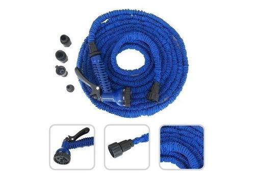 Tuyau Arrosage Extensible 15m + Pistolet à Eau 7 jets au meilleur prix au Maroc