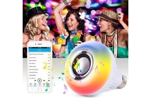 Ampoule de musique LED Bluetooth avec Lumieres d'ambiance et Télécommande au meilleur prix au Maroc