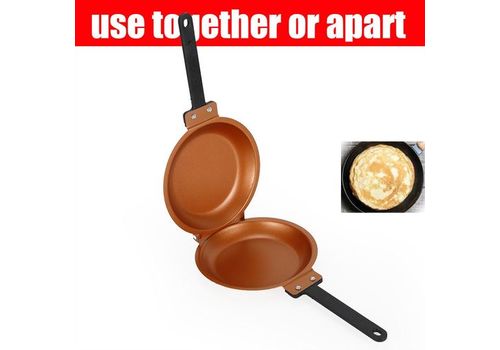 Double Side Frying Fry Pan Pancake Non Stick Ceramic Porcelain au meilleur prix au Maroc