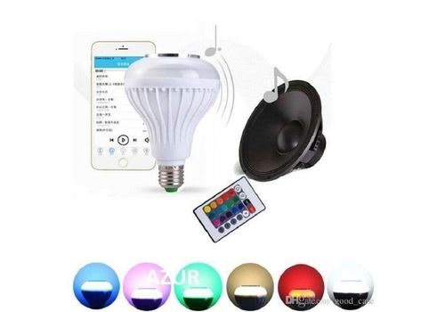 Ampoule de musique LED Bluetooth avec Lumieres d'ambiance et Télécommande au meilleur prix au Maroc