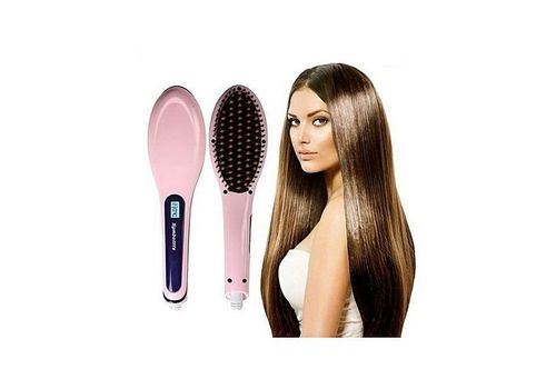 Brosse Lissante Avec Affichage LCD Original -rose au meilleur prix au Maroc