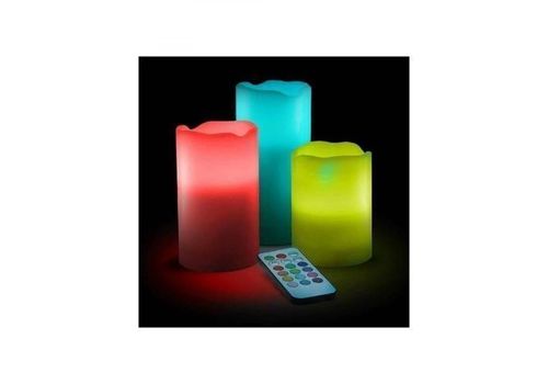 Pack 3 bougies lumineux Luma candles au meilleur prix au Maroc