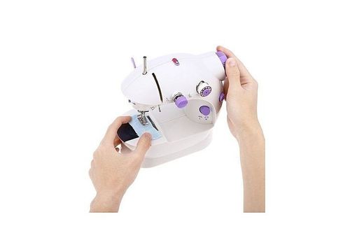 machine à coudre à double vitesse avec lumière-blanc au meilleur prix au Maroc