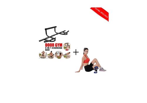 Pack Promotionnel Barre Fixe Xtreme Door Gym & Clameaux Jampe Et Cuisse au meilleur prix au Maroc