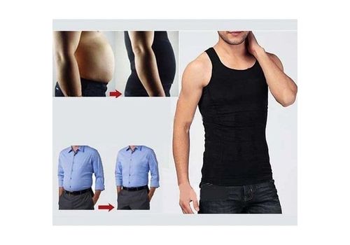 ORIGINAL Slim Body Shaper Débardeur Minceur Pour Homme-NOIR au meilleur prix au Maroc