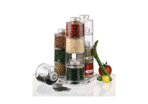 Set de 12 bouteille Carrousel à tour d'épices au meilleur prix au Maroc