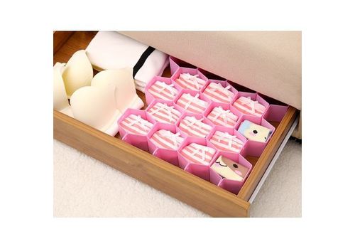 Grille De Stockage Chaussettes Sous-Vêtements De Rangement En Plastique Tiroir au meilleur prix au Maroc