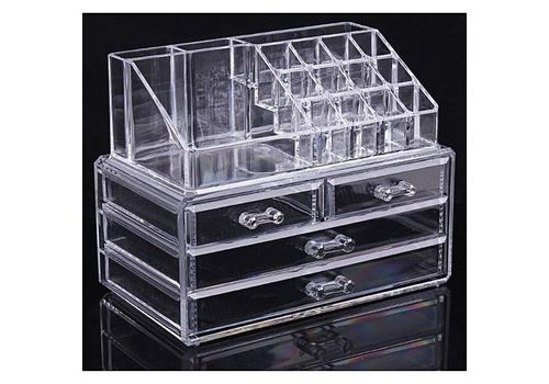 Boite Acrylique De Maquillage et Bijoux Avec 4 Tiroirs au meilleur prix au Maroc