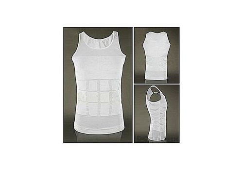 Débardeur Slim'N Lift Homme - Blanc au meilleur prix au Maroc