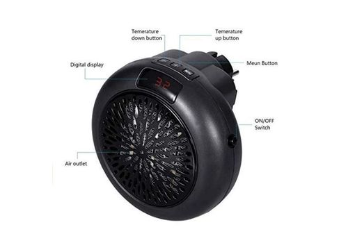 MINI CHAUFFAGE ELECTRIQUE PUISSANT 900WATT au meilleur prix au Maroc