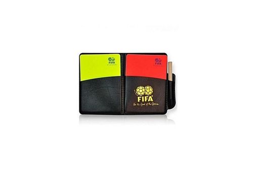 Arbitre Carte jaune & rouge de football avec papier à bille de porte-monnaie au meilleur prix au Maroc