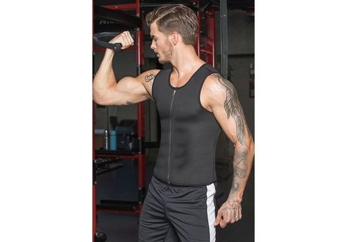 Gilet de Sudation Minceur Perte Poids au Ventre -  Noir au meilleur prix au Maroc