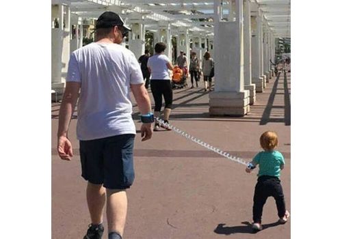 Bracelet anti perte pour enfant 1- 10 ans  Bleu au meilleur prix au Maroc