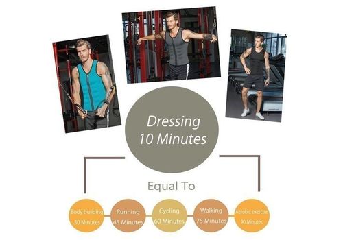 Gilet de Sudation Minceur Perte Poids au Ventre -  Noir au meilleur prix au Maroc