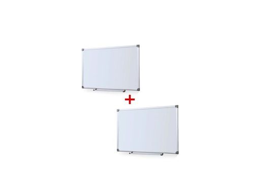Pack De 2 Tableaux Magnetique Blanc 90 cm x 60 cm Exp au meilleur prix au Maroc