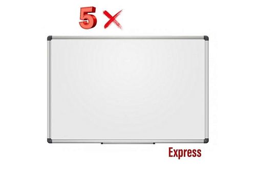 PACK DE 5 TABLEAUX MAGNETIQUES BLANCS 90X60 CM EXPRESS au meilleur prix au Maroc