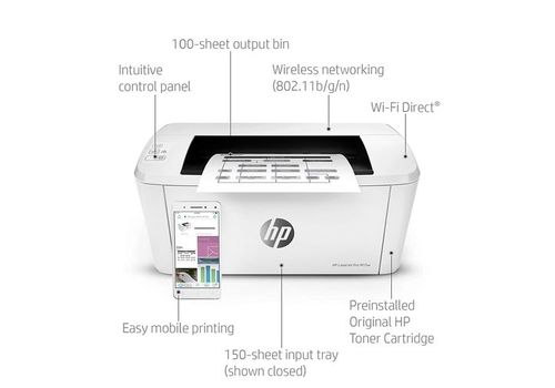 imprimante laser Wifi LaserJet Pro M15w - Blanc au meilleur prix au Maroc