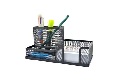 PACK DE 4 PORTE ACCESSOIRES BUREAU METAL OF au meilleur prix au Maroc