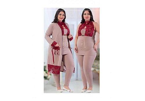 Jenika Pyjama de Nuit 3 pièce - Multi-Couleur au meilleur prix au Maroc