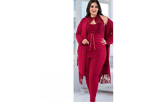 Jenika Pyjama de Nuit 3 pièce - Multi-Couleur au meilleur prix au Maroc