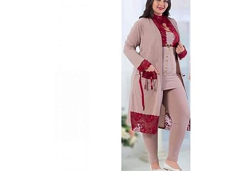 Jenika Pyjama de Nuit 3 pièce - Multi-Couleur au meilleur prix au Maroc