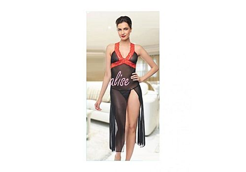 Ruselin Chemise De Nuit + String - Multi-Couleur au meilleur prix au Maroc