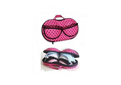 As Seen On TV HomeyHouse Portable Protect Bra Underwear Lingerie Case Storage Box Travel Organizer Bag (Pink) au meilleur prix au Maroc