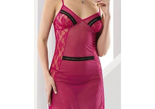 Primoda Chemise De Nuit + String - Rose au meilleur prix au Maroc