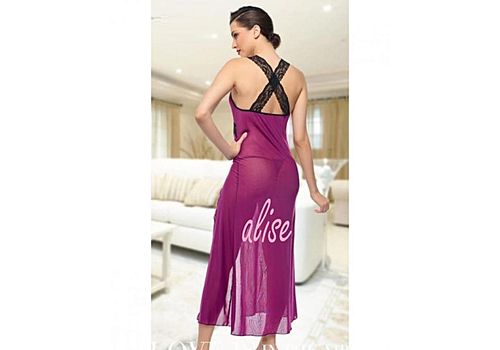 Ruselin Chemise De Nuit + String - Multi-Couleur au meilleur prix au Maroc