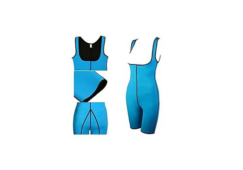 Femme minceur en néoprène Body Shaper Hot Sweat Compression - Bleu au meilleur prix au Maroc